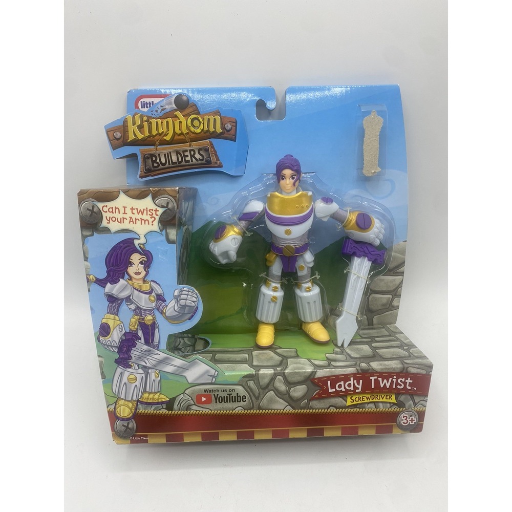 Little Tikes Kingdom Builders Lady Twist Screwdriver Action Figure 648091 NEW